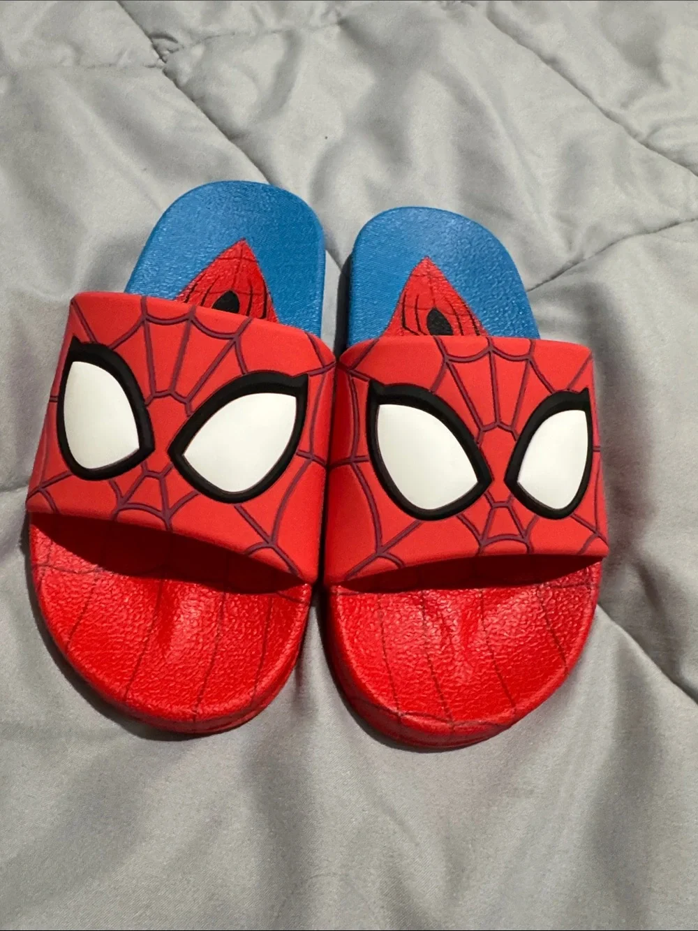 Marvel Spider-Man Red & Blue Kids Slide Sandals